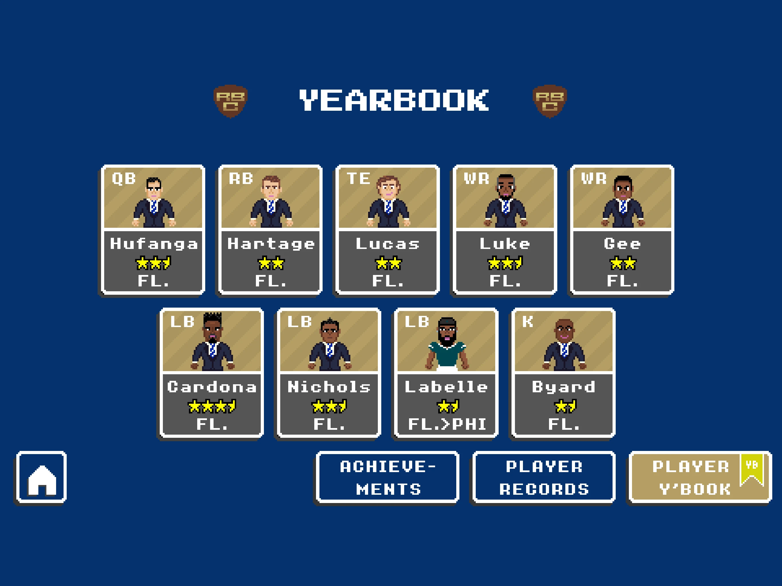 Retro Bowl College screenshot
